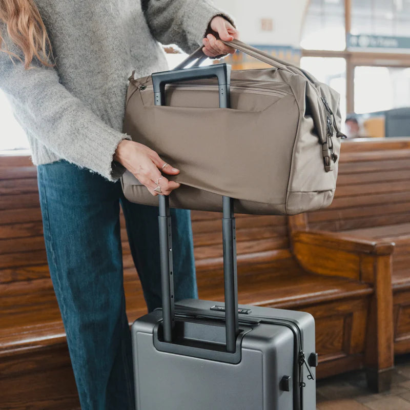 Multi-compartment Carry Duffle With Luggage Sleeve