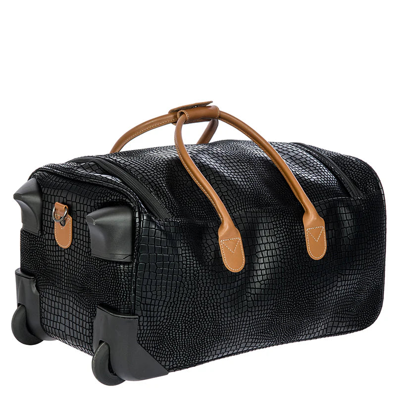 2-Wheel Carry-On Rolling Duffle Luggage Bag
