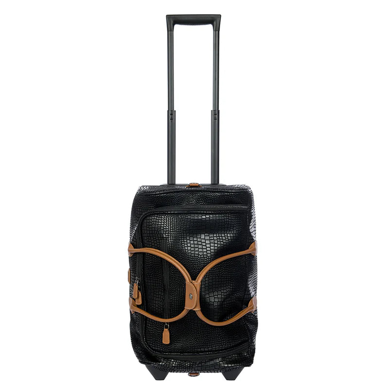 2-Wheel Carry-On Rolling Duffle Luggage Bag