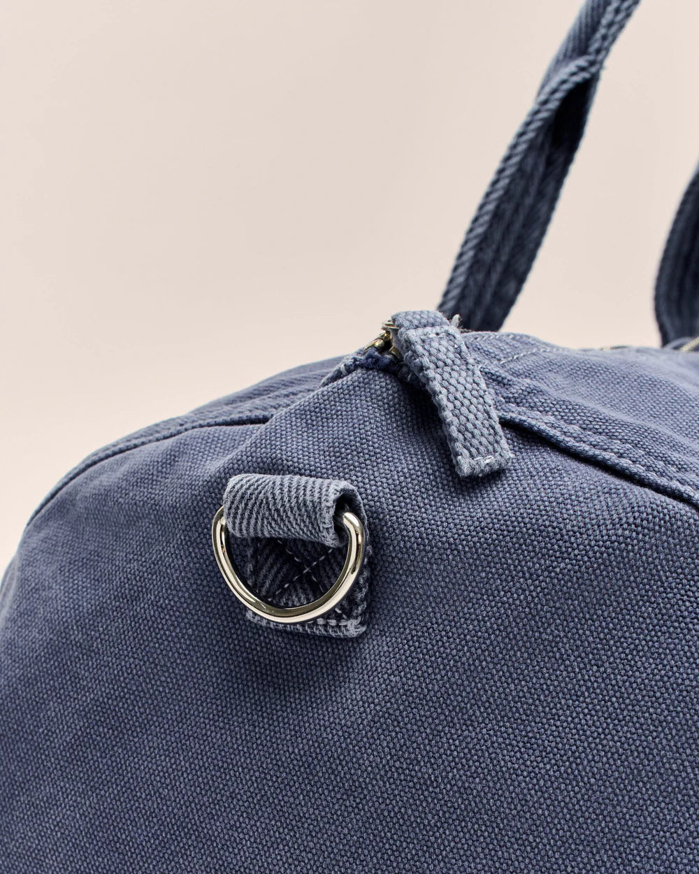 Garment Dyed Large Cylindrical Weekender Duffle Bag