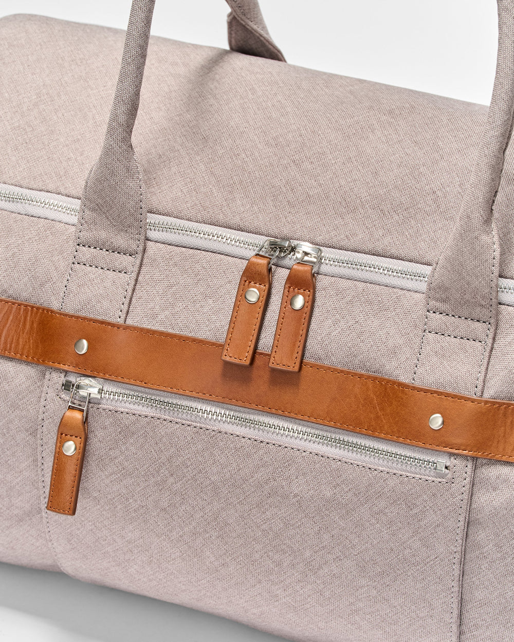 Front Zip Travel Duffle With Luggage Sleeve