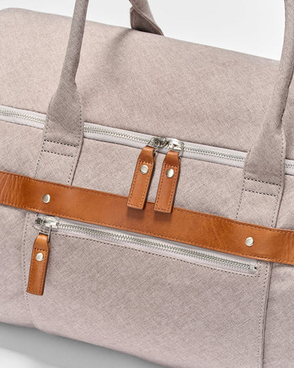 Front Zip Travel Duffle With Luggage Sleeve