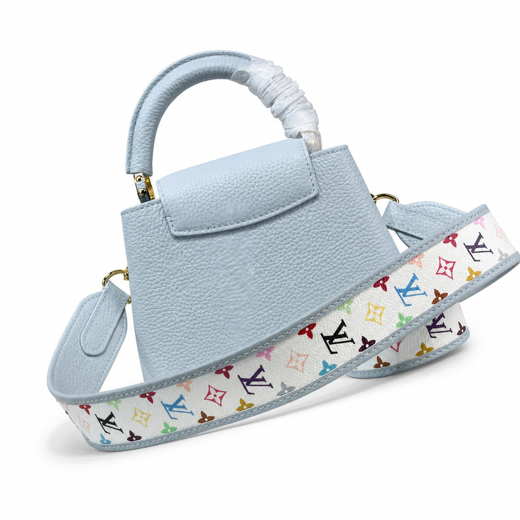 Louis Vuitton Capucines Takashi Murakami Mini Leather Handbag