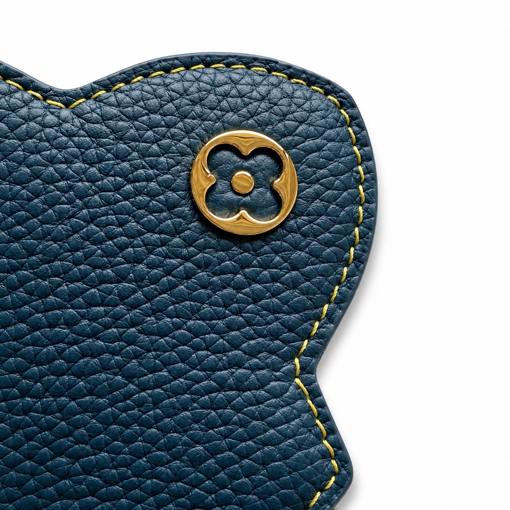 Louis Vuitton Capucines Denim Leather Handbag