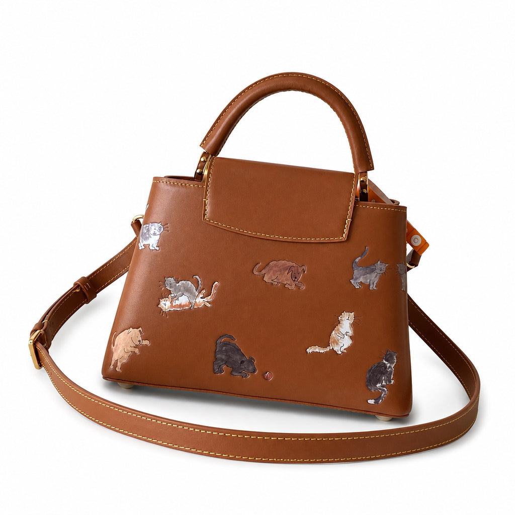 Louis Vuitton Capucines Grace Coddington Leather Handbag
