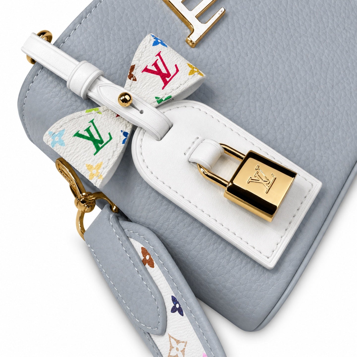 Louis Vuitton Capucines Takashi Murakami Mini Leather Handbag