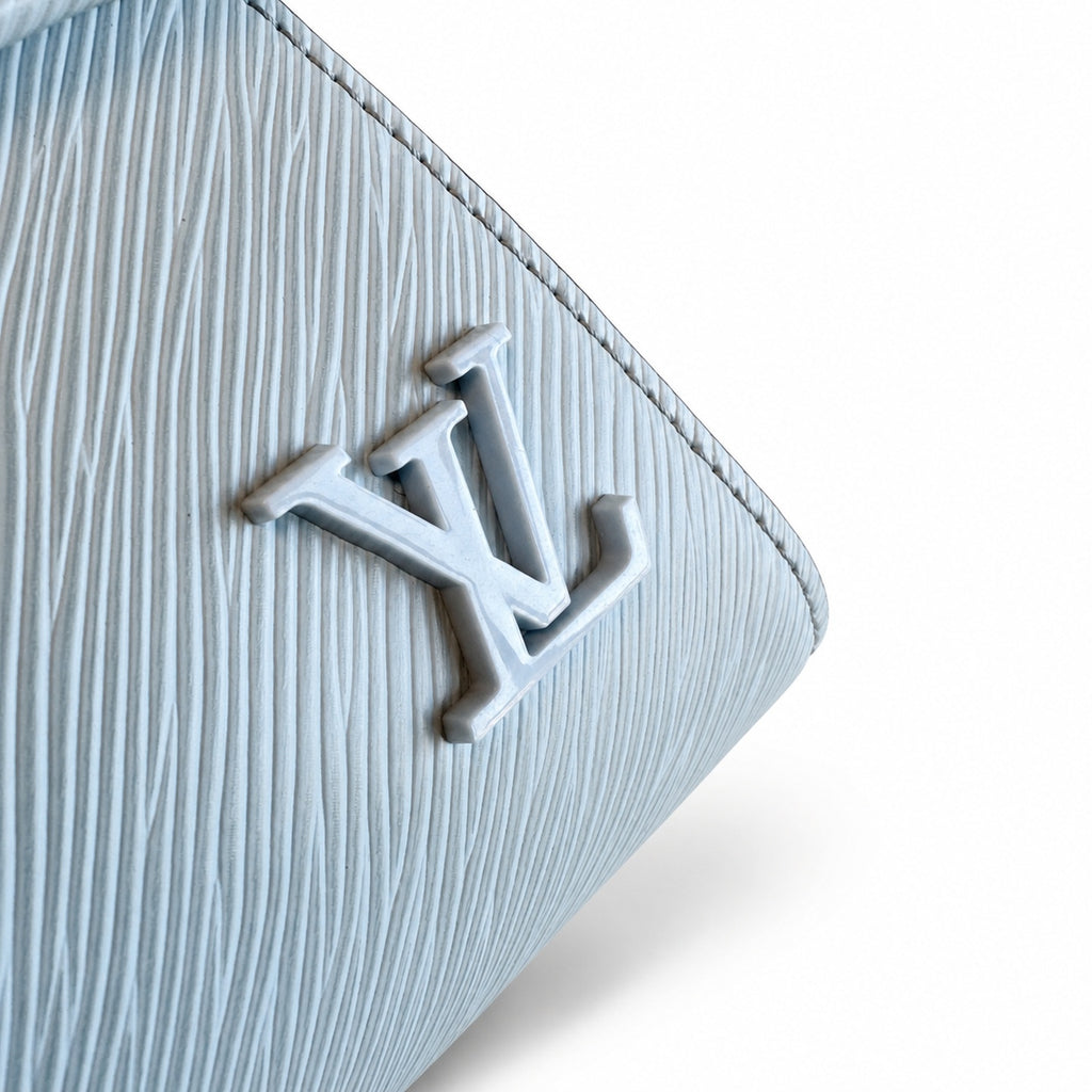 Louis Vuitton Reversible Jacquard Leather Blue Handbag