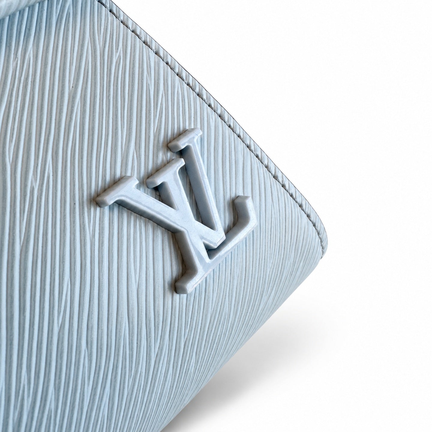 Louis Vuitton Reversible Jacquard Leather Blue Handbag