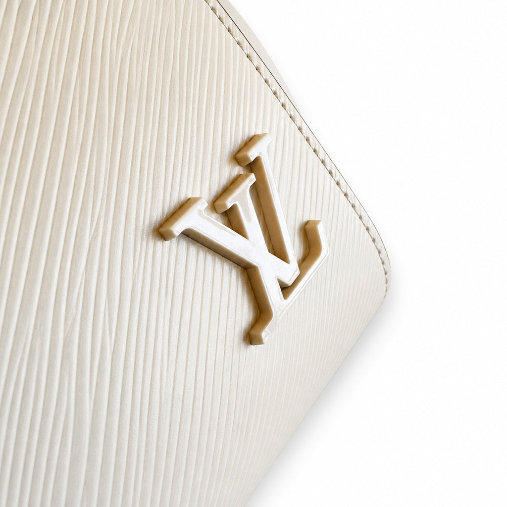 Louis Vuitton Reversible Jacquard Leather White Handbag