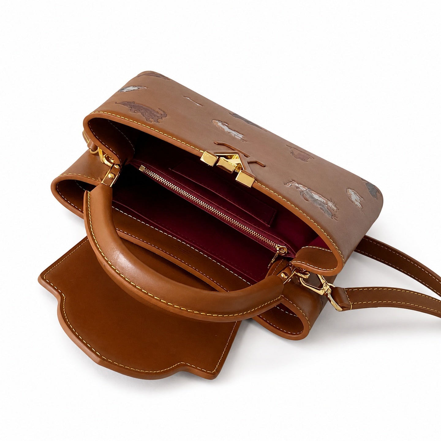 Louis Vuitton Capucines Grace Coddington Leather Handbag