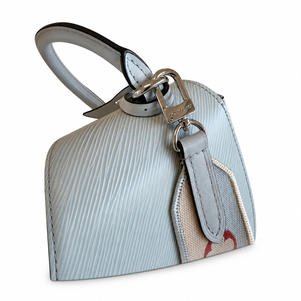 Louis Vuitton Reversible Jacquard Leather Blue Handbag