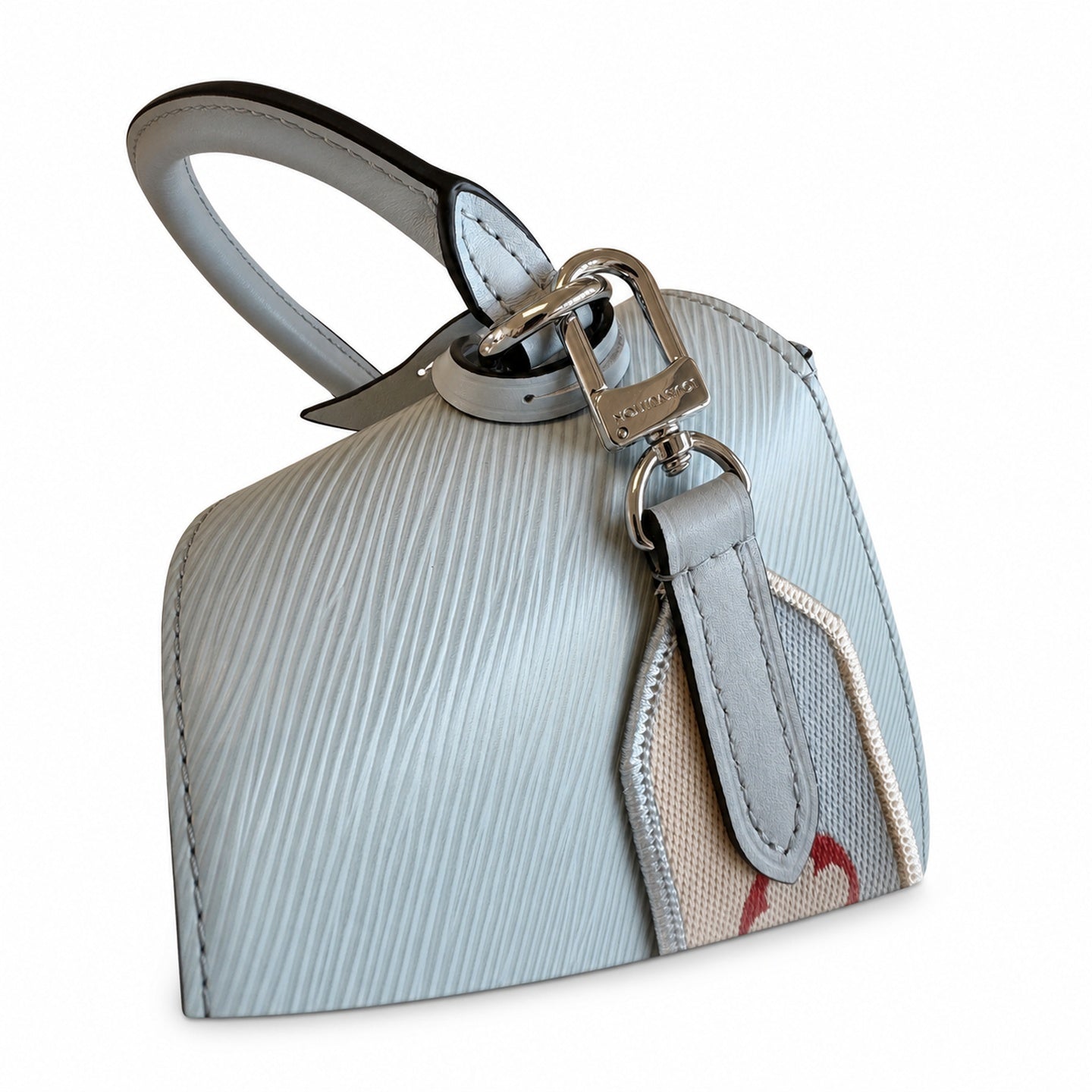 Louis Vuitton Reversible Jacquard Leather Blue Handbag