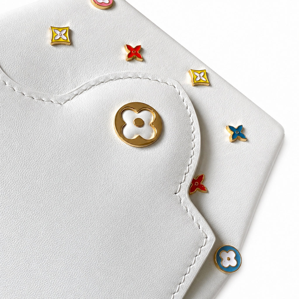 Louis Vuitton Capucines Takashi Murakami Leather Black White Handbag