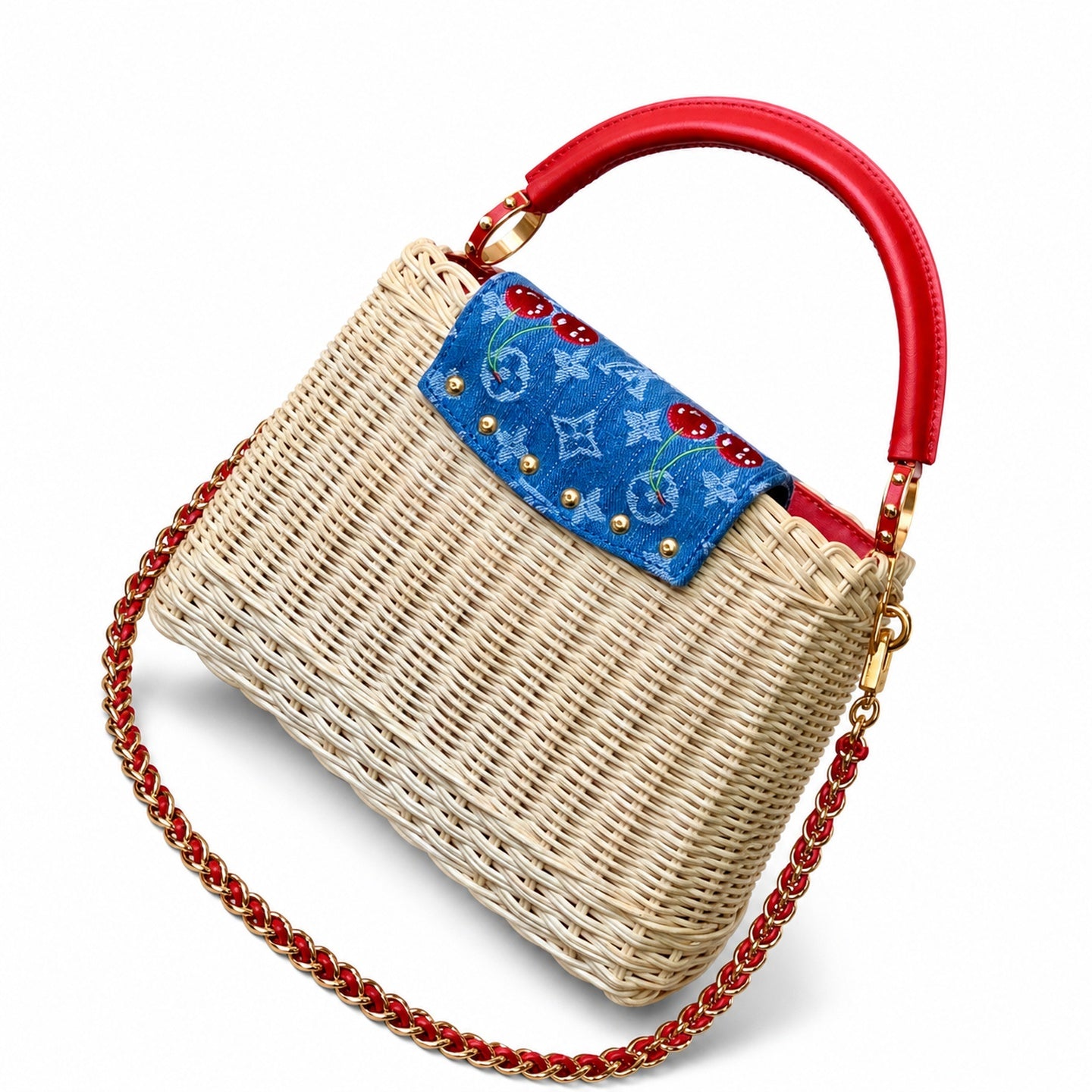 Louis Vuitton Capucines Takashi Murakami Small Handbag