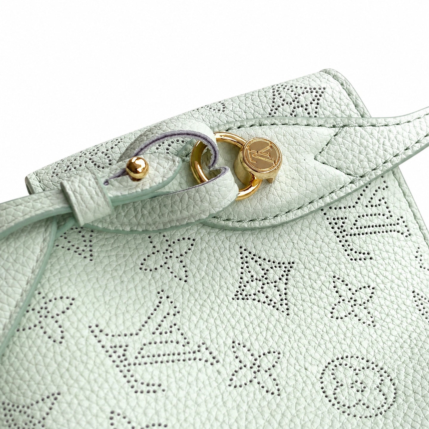 Louis Vuitton Small Silk Leather Handbag
