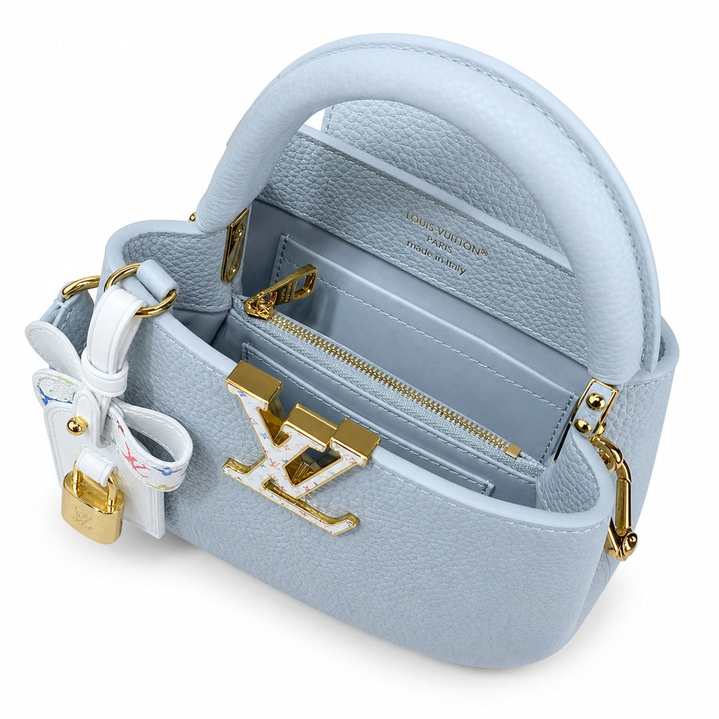 Louis Vuitton Capucines Takashi Murakami Mini Leather Handbag