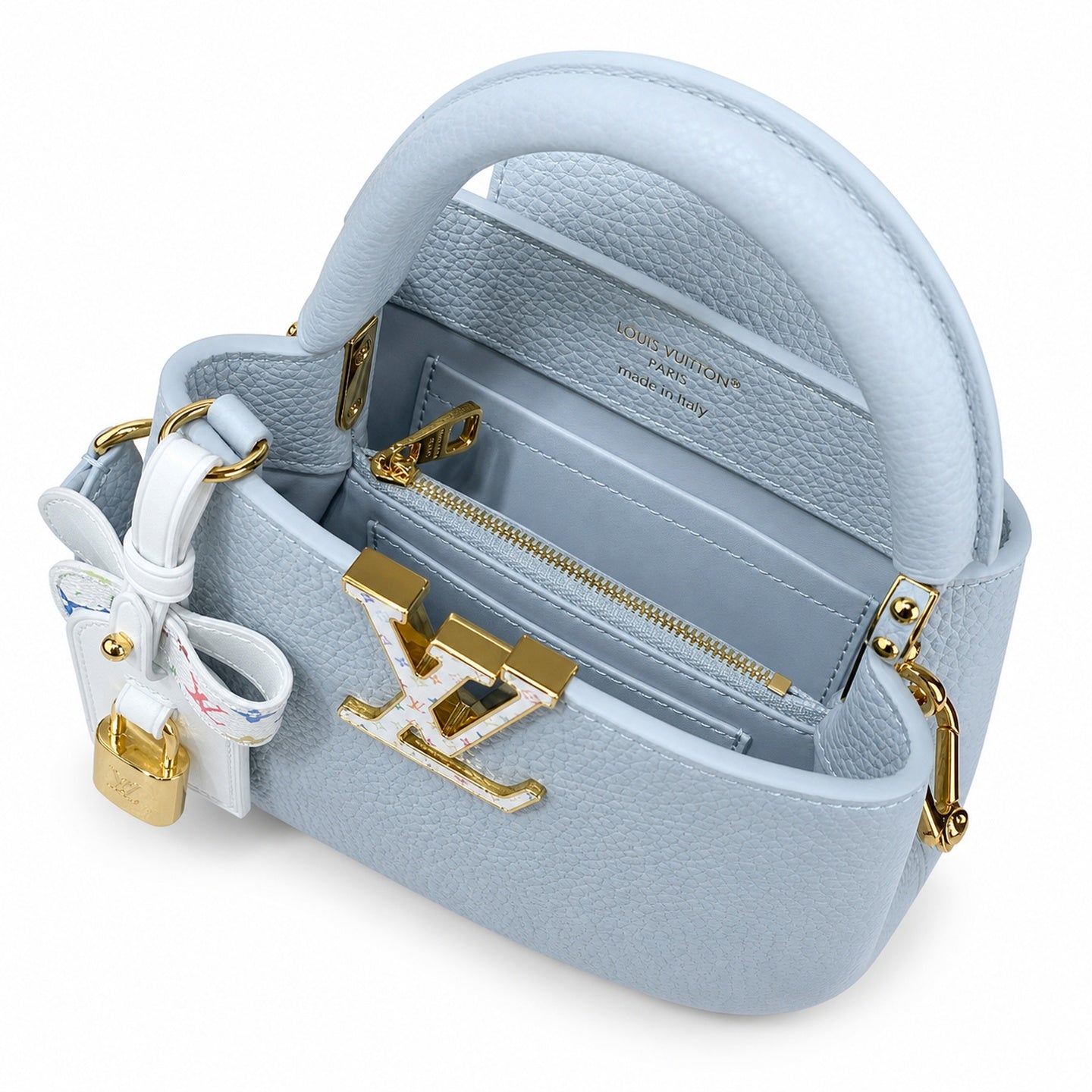 Louis Vuitton Capucines Takashi Murakami Mini Leather Handbag