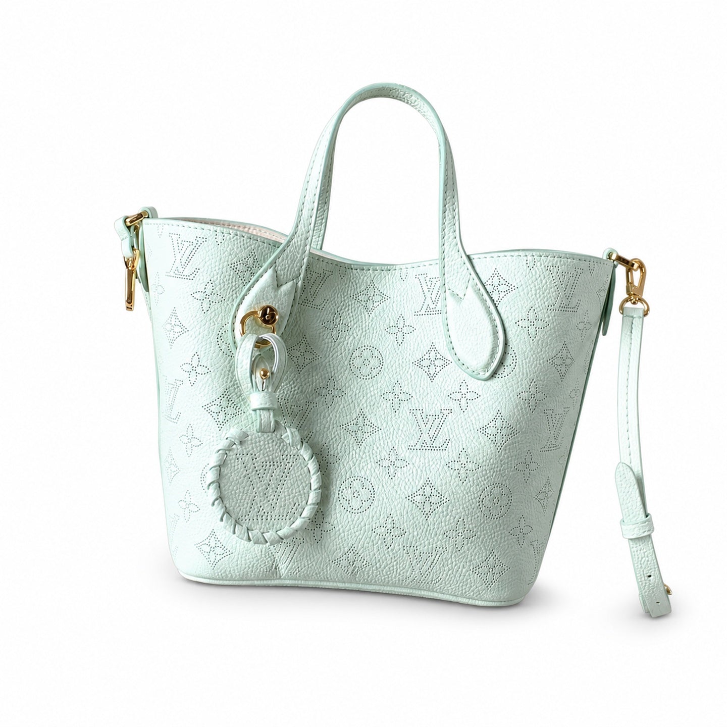 Louis Vuitton Small Silk Leather Handbag