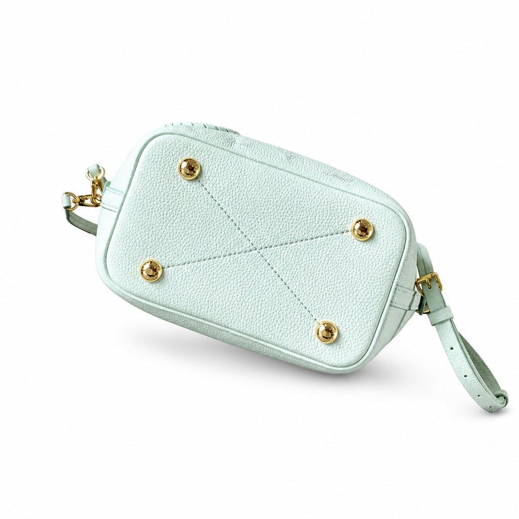 Louis Vuitton Small Silk Leather Handbag