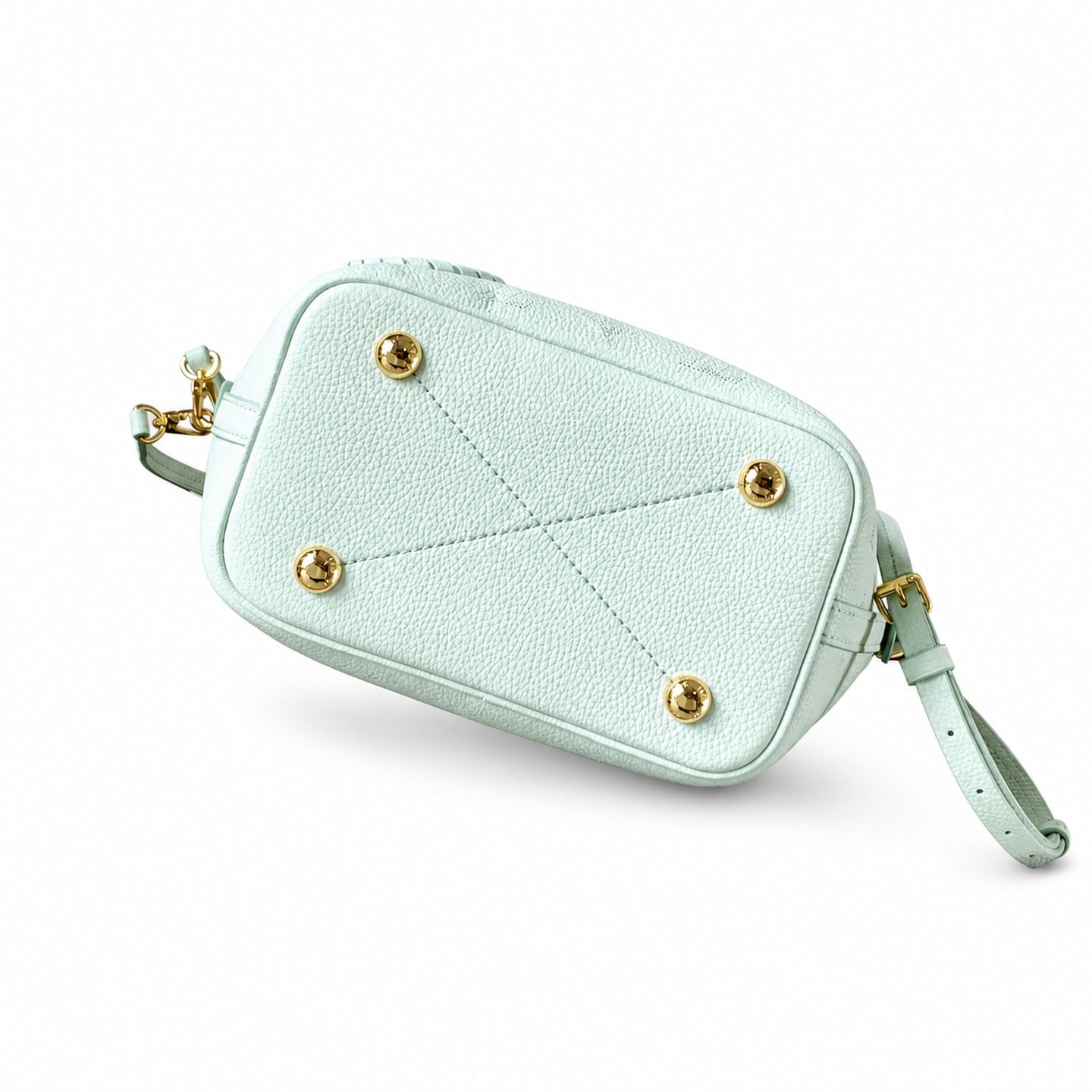 Louis Vuitton Small Silk Leather Handbag