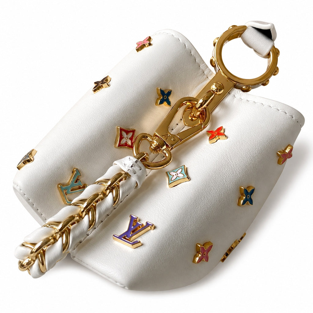 Louis Vuitton Capucines Takashi Murakami Leather Black White Handbag