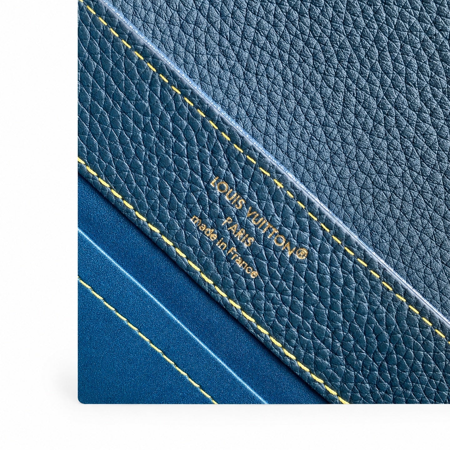 Louis Vuitton Capucines Denim Leather Handbag