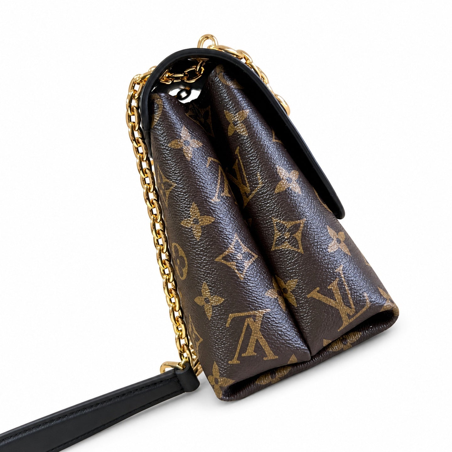 Louis Vuitton Madeleine Canvas Leather Gold Handbag