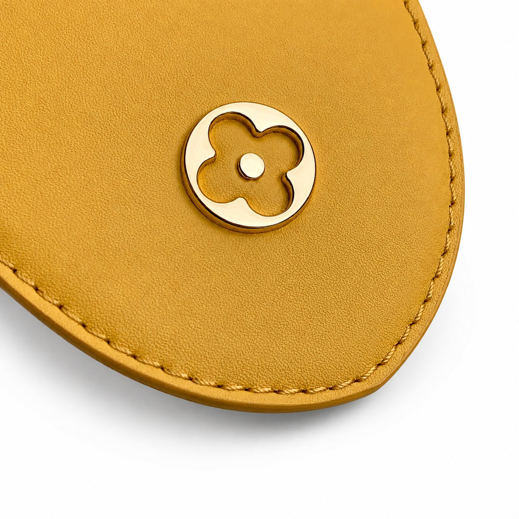 Louis Vuitton Capucines Small Leather Yellow Handbag