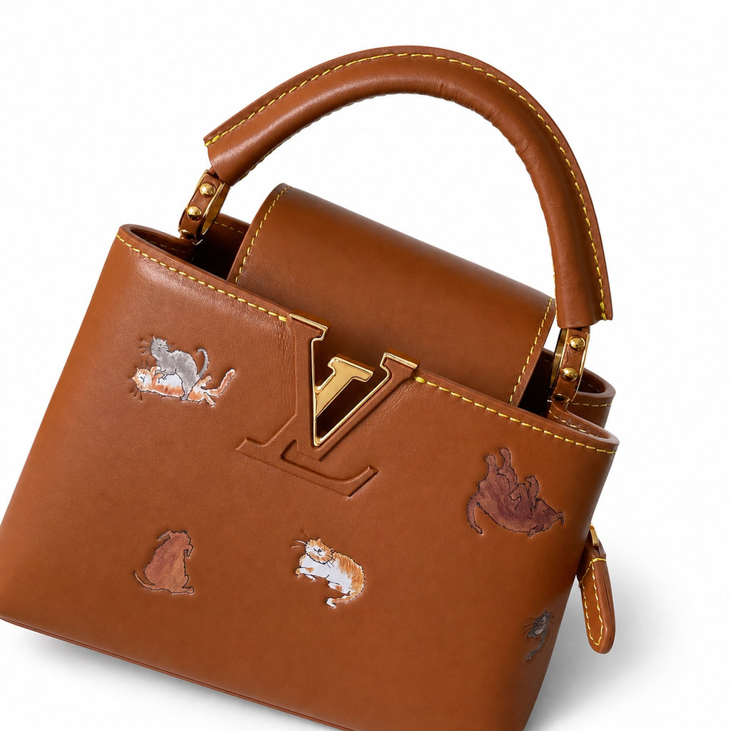 Louis Vuitton Grace Coddington Leather Handbag