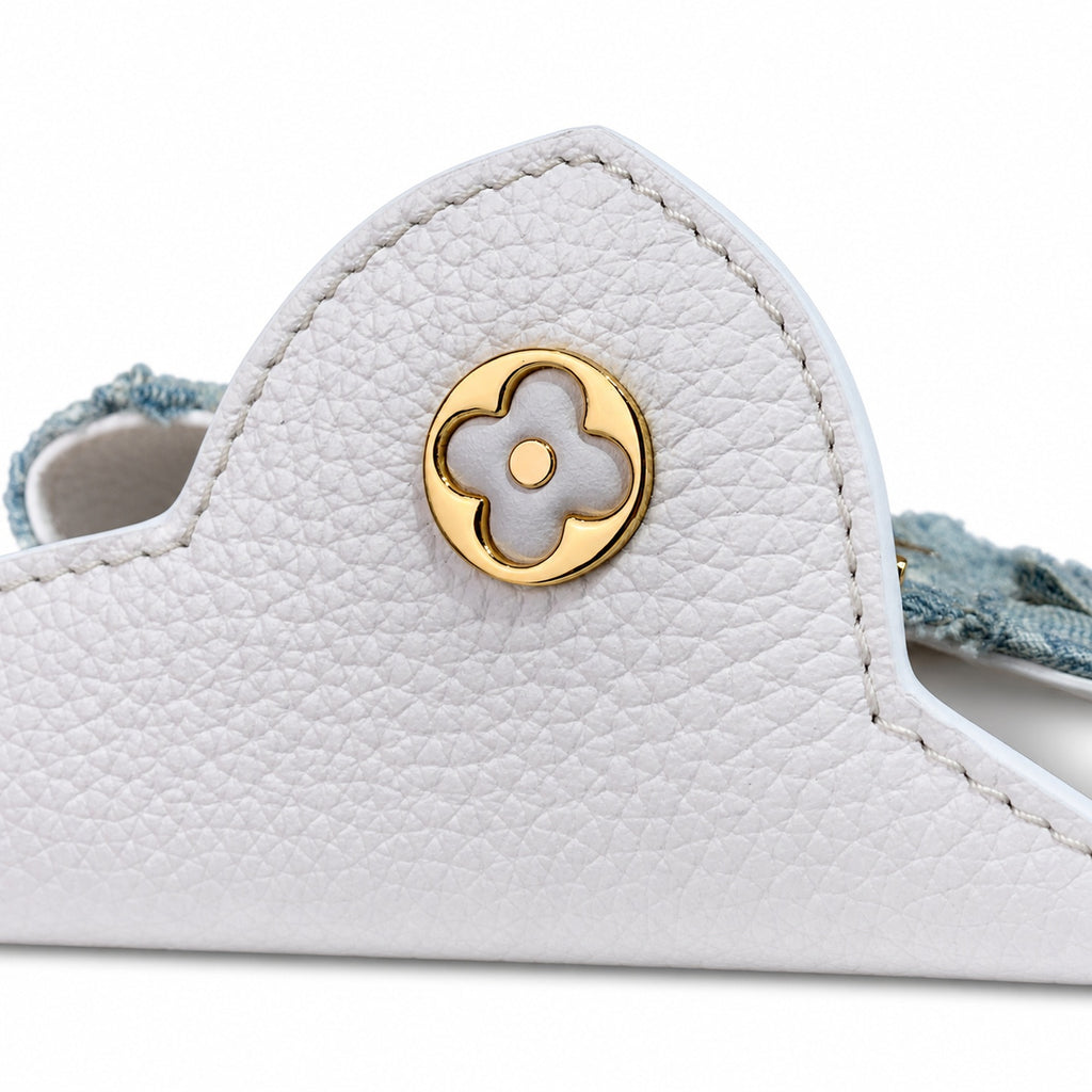 Louis Vuitton Capucines Mini Denim Leather Handbag
