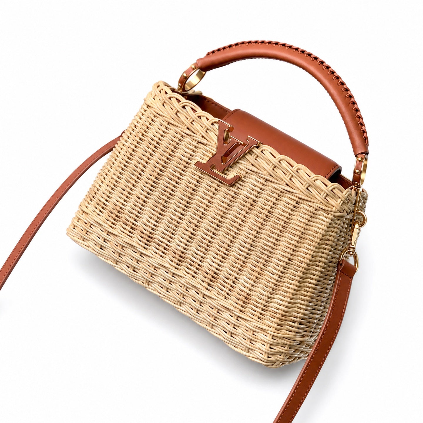 Louis Vuitton Capucines Small Brown Handbag