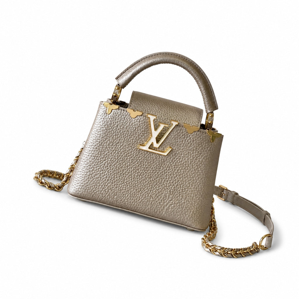 Louis Vuitton Capucines Mini Leather Handbag