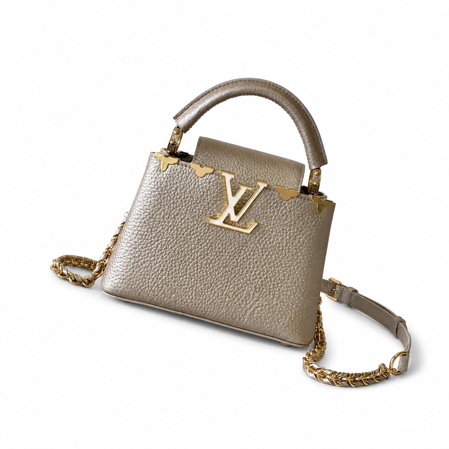 Louis Vuitton Capucines Mini Leather Handbag