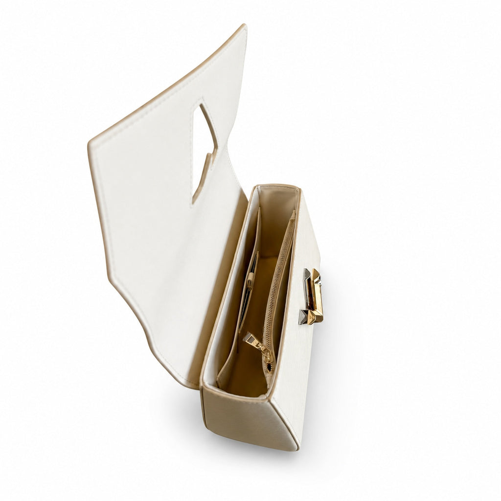Louis Vuitton Twist Medium Leather White Handbag