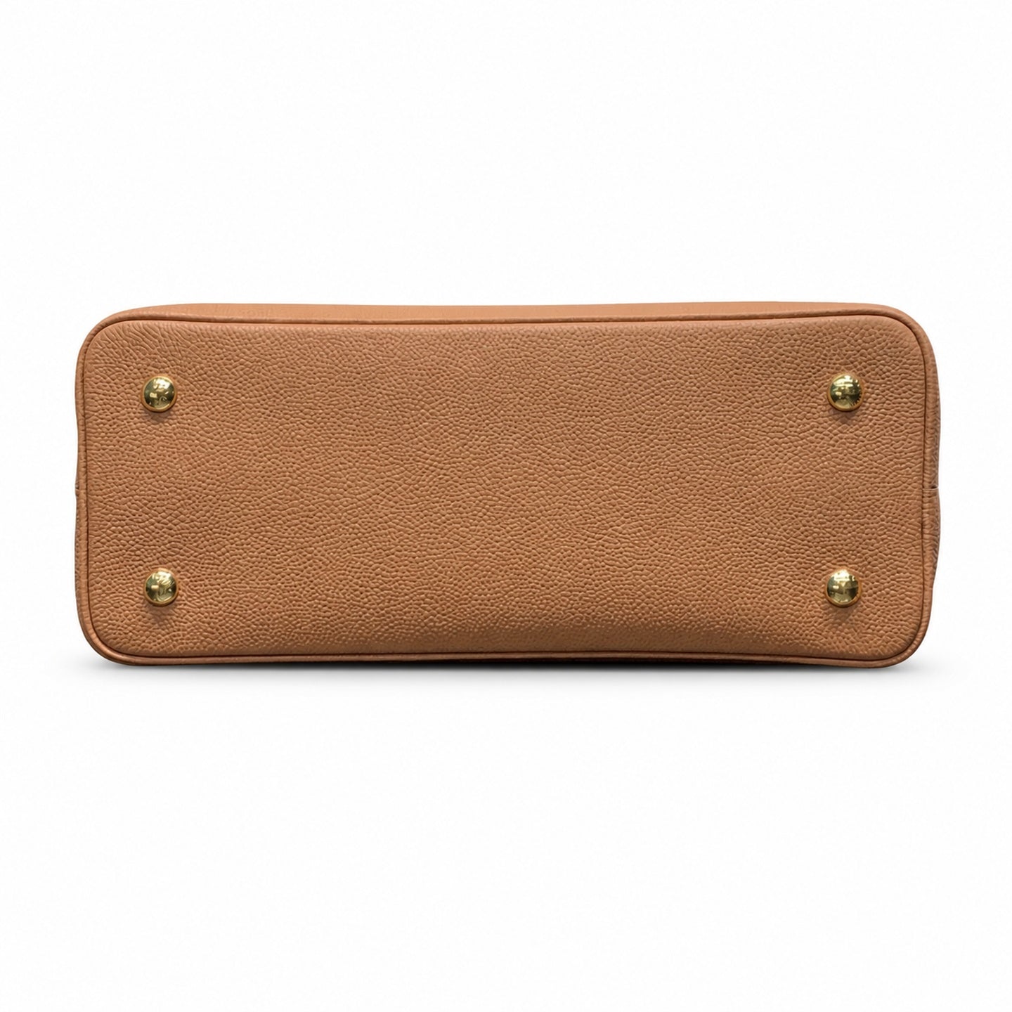 Louis Vuitton Capucines Leather Brown Gold Handbag