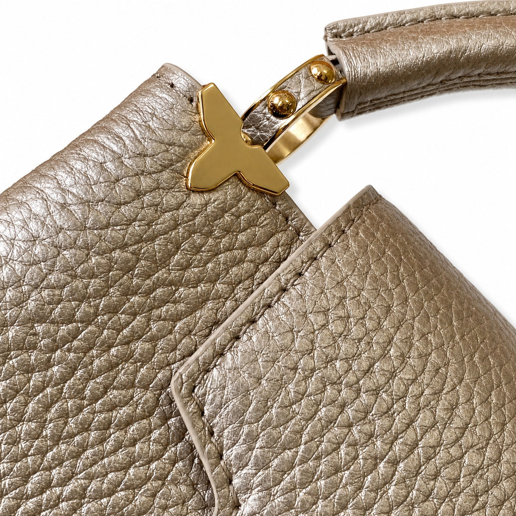 Louis Vuitton Capucines Mini Leather Handbag