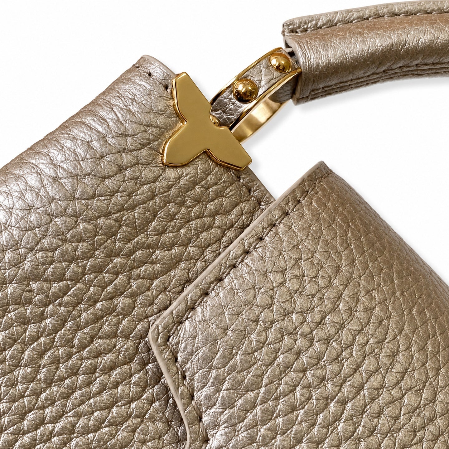Louis Vuitton Capucines Mini Leather Handbag