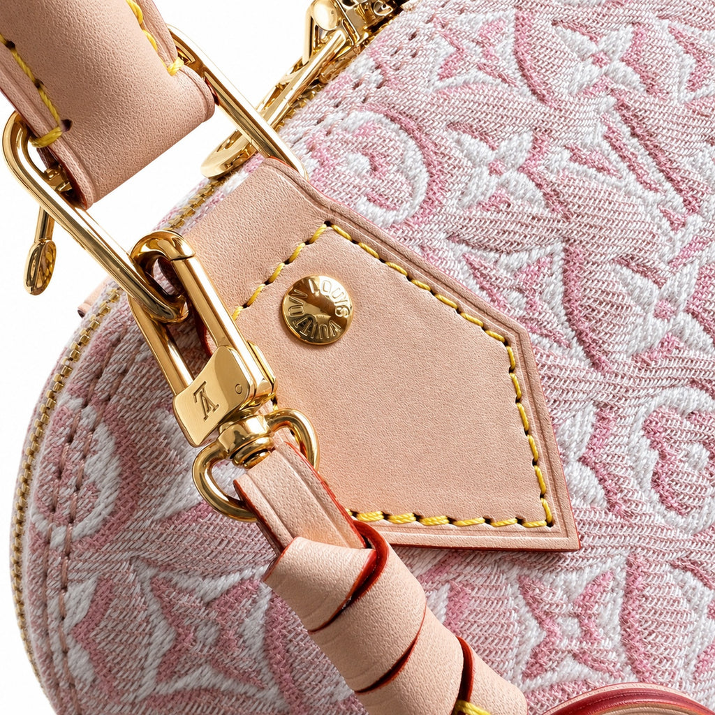 Louis Vuitton Alma Small Embroidered Cotton Canvas Jacquard Handbag