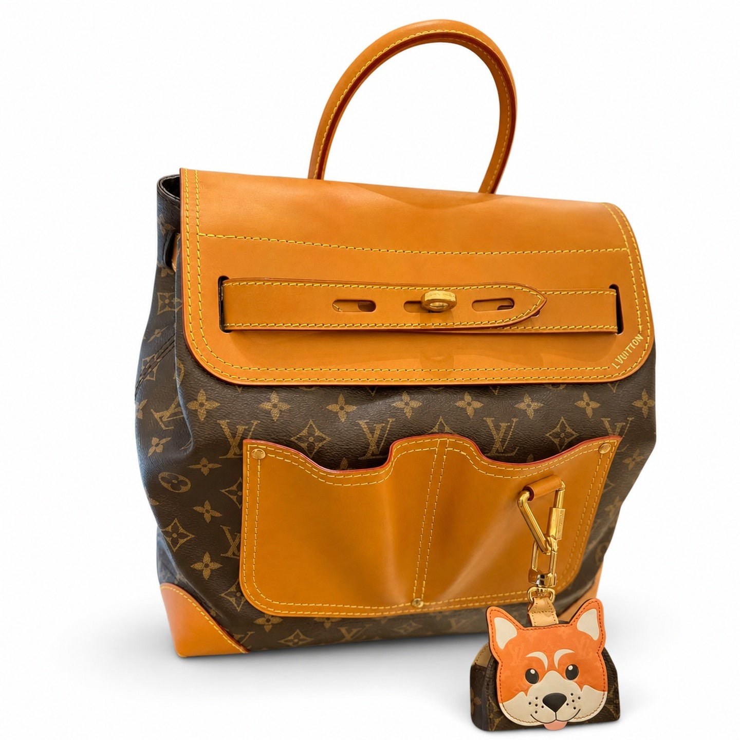 Louis Vuitton Leather Brown Handbag
