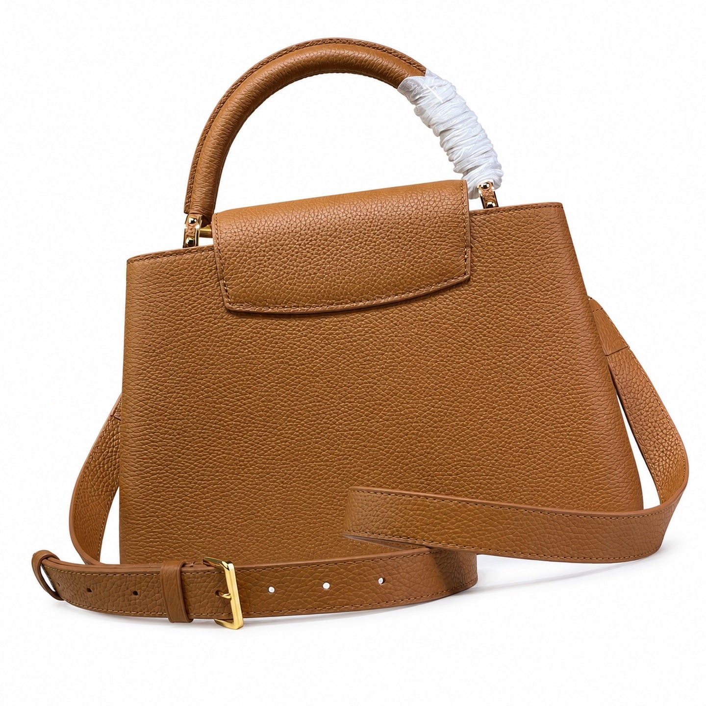 Louis Vuitton Capucines Medium Leather Brown Handbag