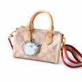 Louis Vuitton Speedy Grace Coddington Double Zip Canvas Leather Handbag