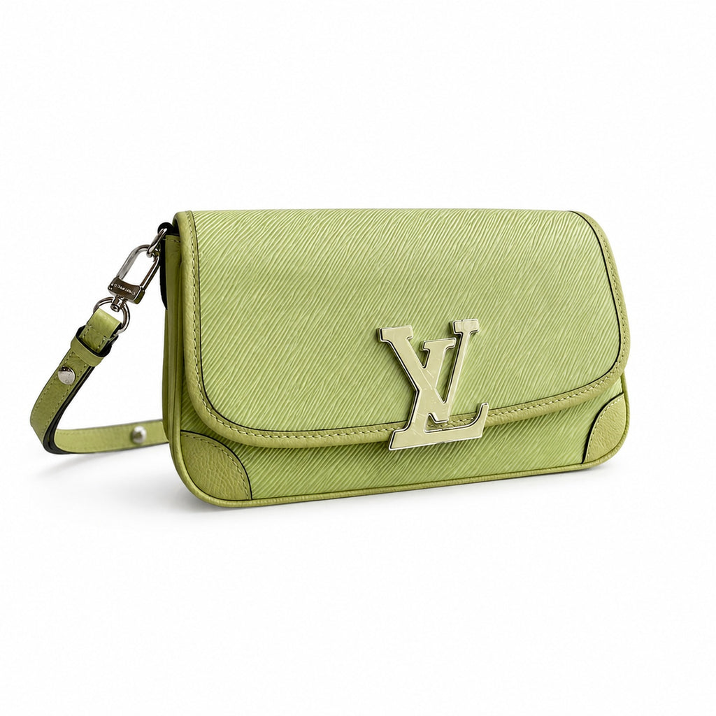 Louis Vuitton Large Leather Green Handbag