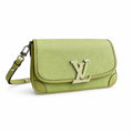 Louis Vuitton Large Leather Green Handbag