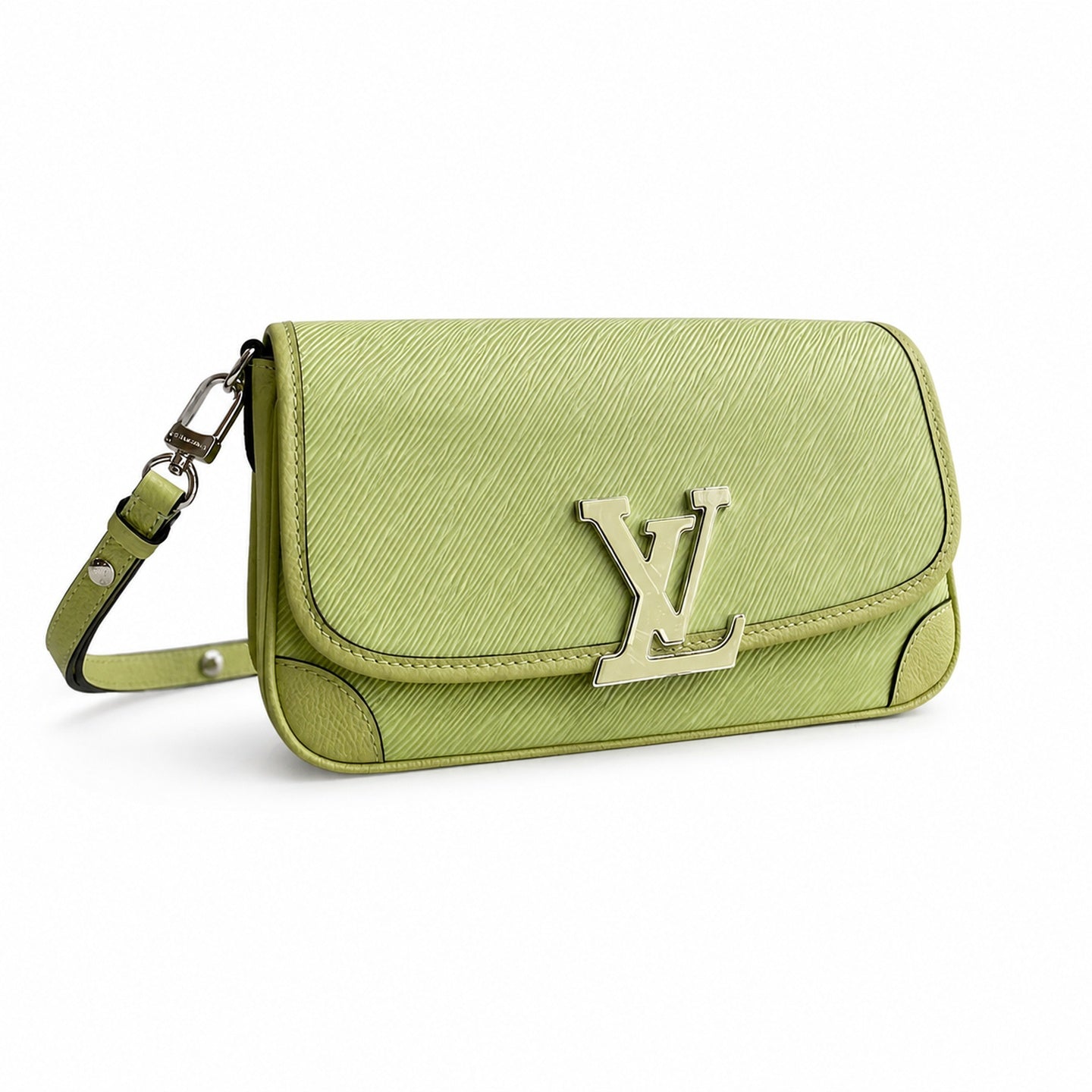 Louis Vuitton Large Leather Green Handbag