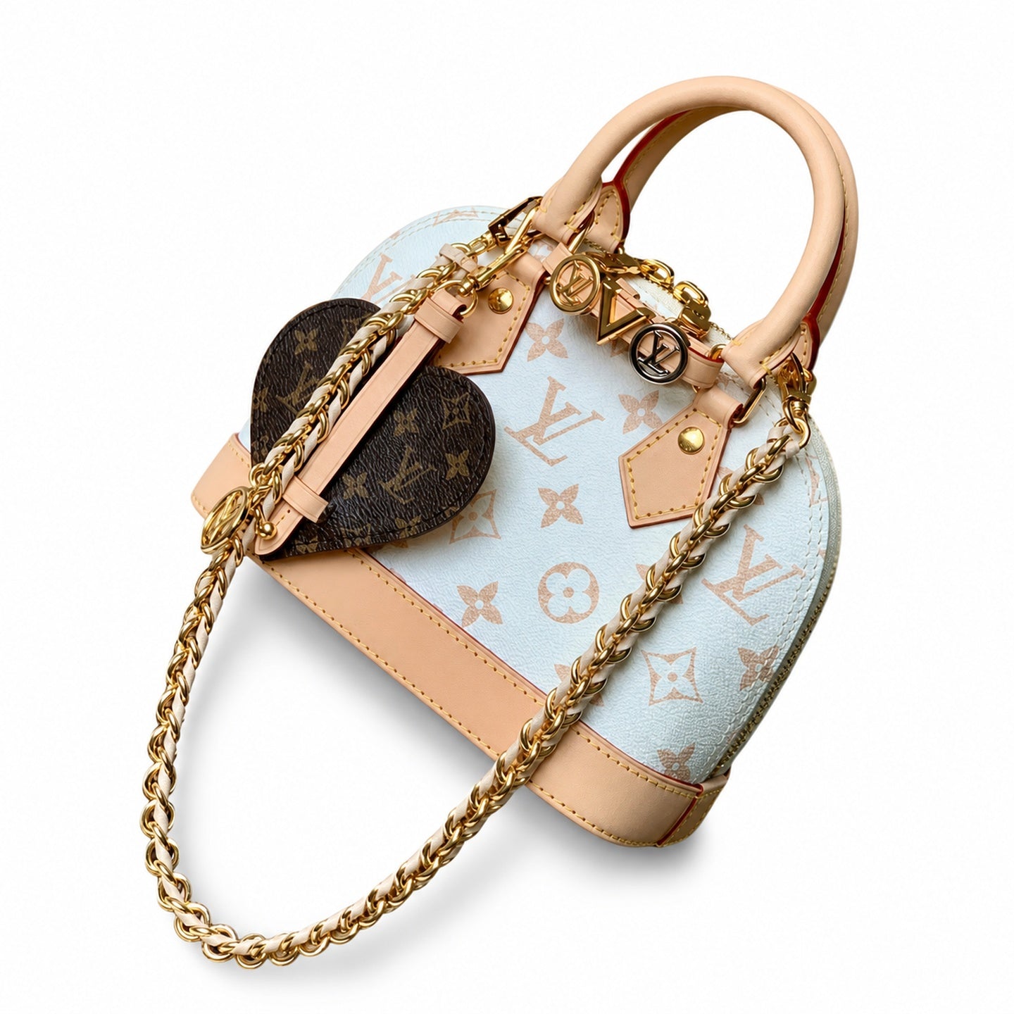 Louis Vuitton Alma Mini White Handbag