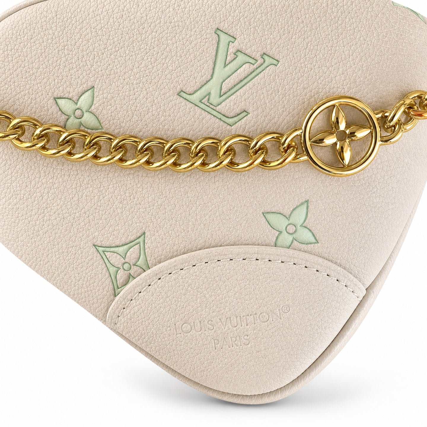 Louis Vuitton Boulogne Leather Green Handbag