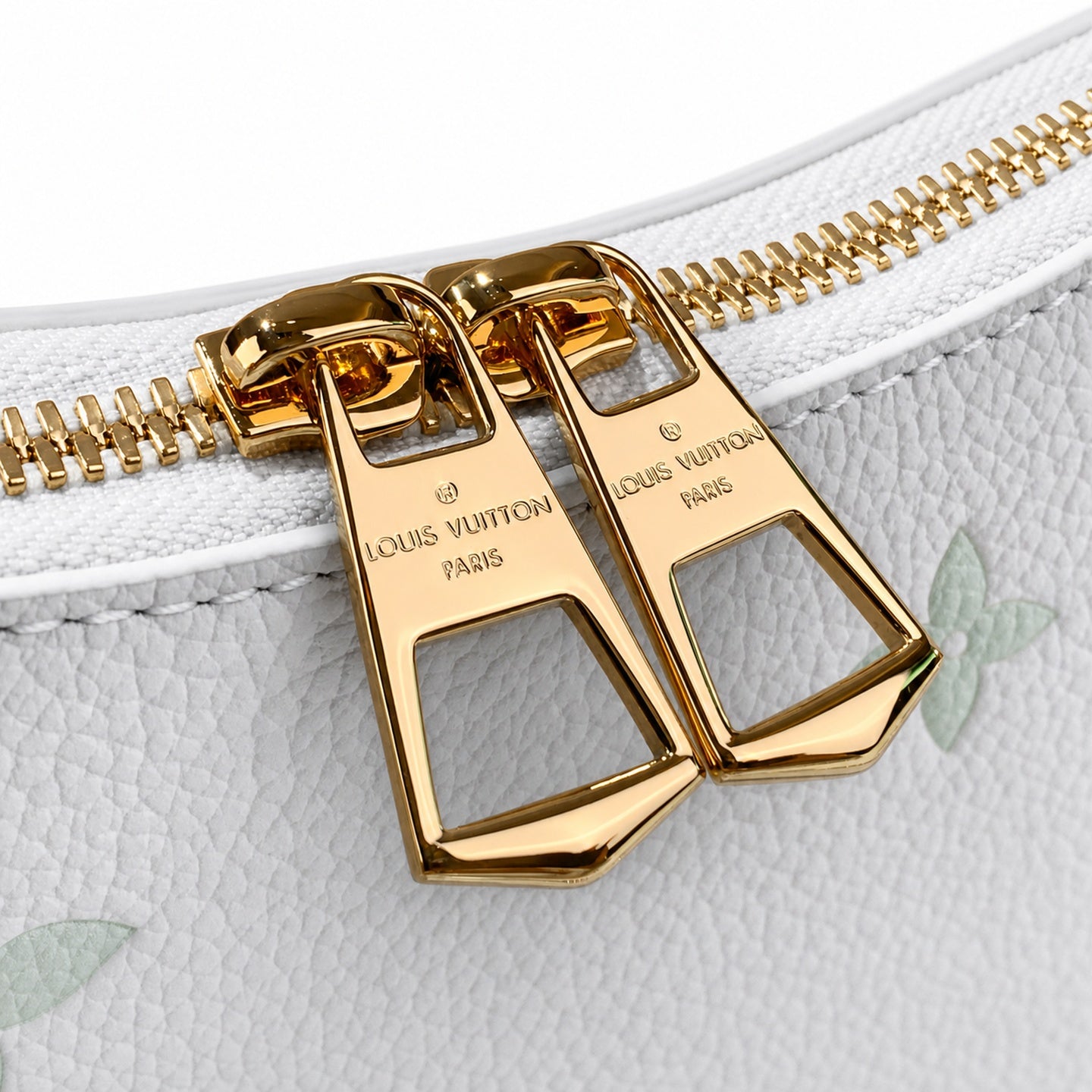 Louis Vuitton Boulogne Small Silk Jacquard Leather Green Gold Handbag