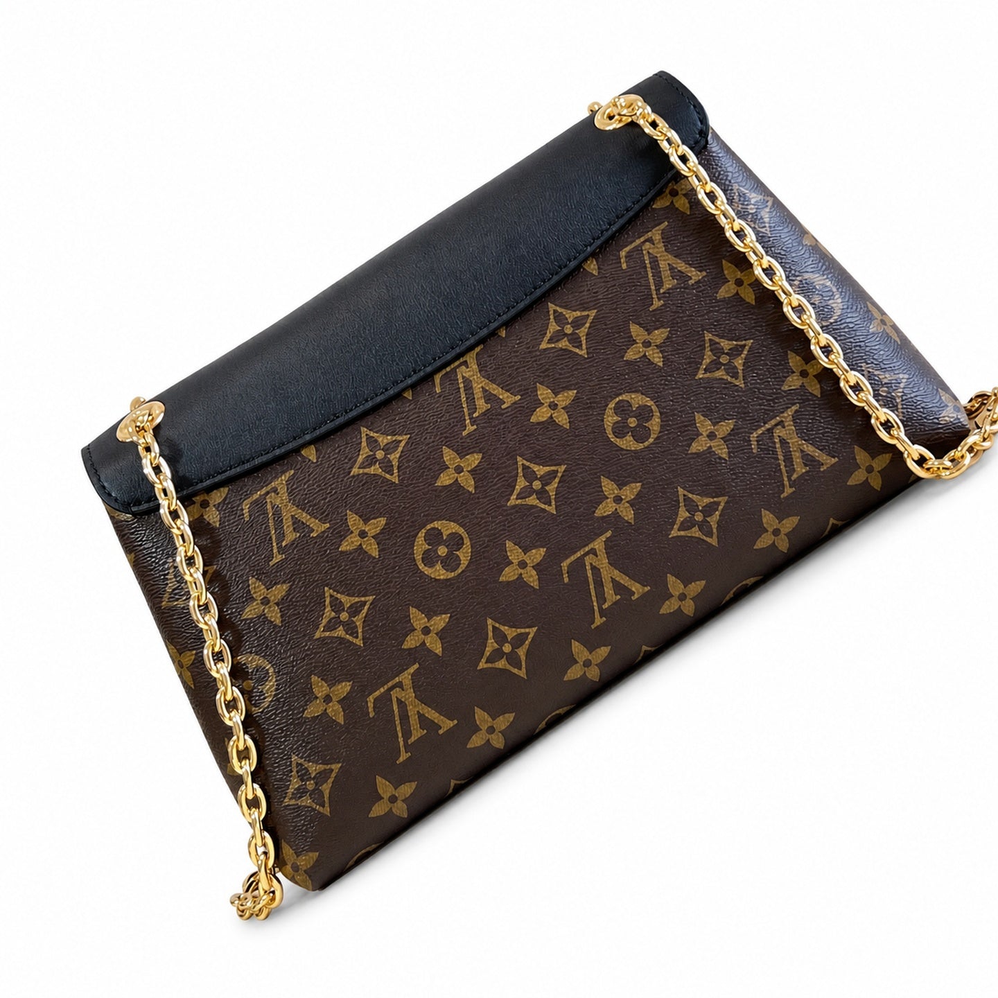 Louis Vuitton Madeleine Canvas Leather Gold Handbag