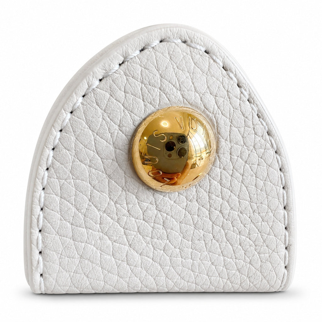 Louis Vuitton Capucines Small Leather White Brown Handbag