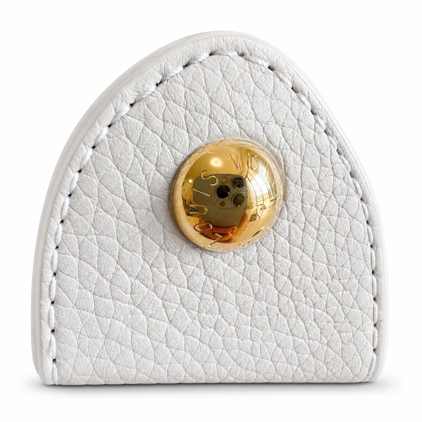 Louis Vuitton Capucines Small Leather White Brown Handbag